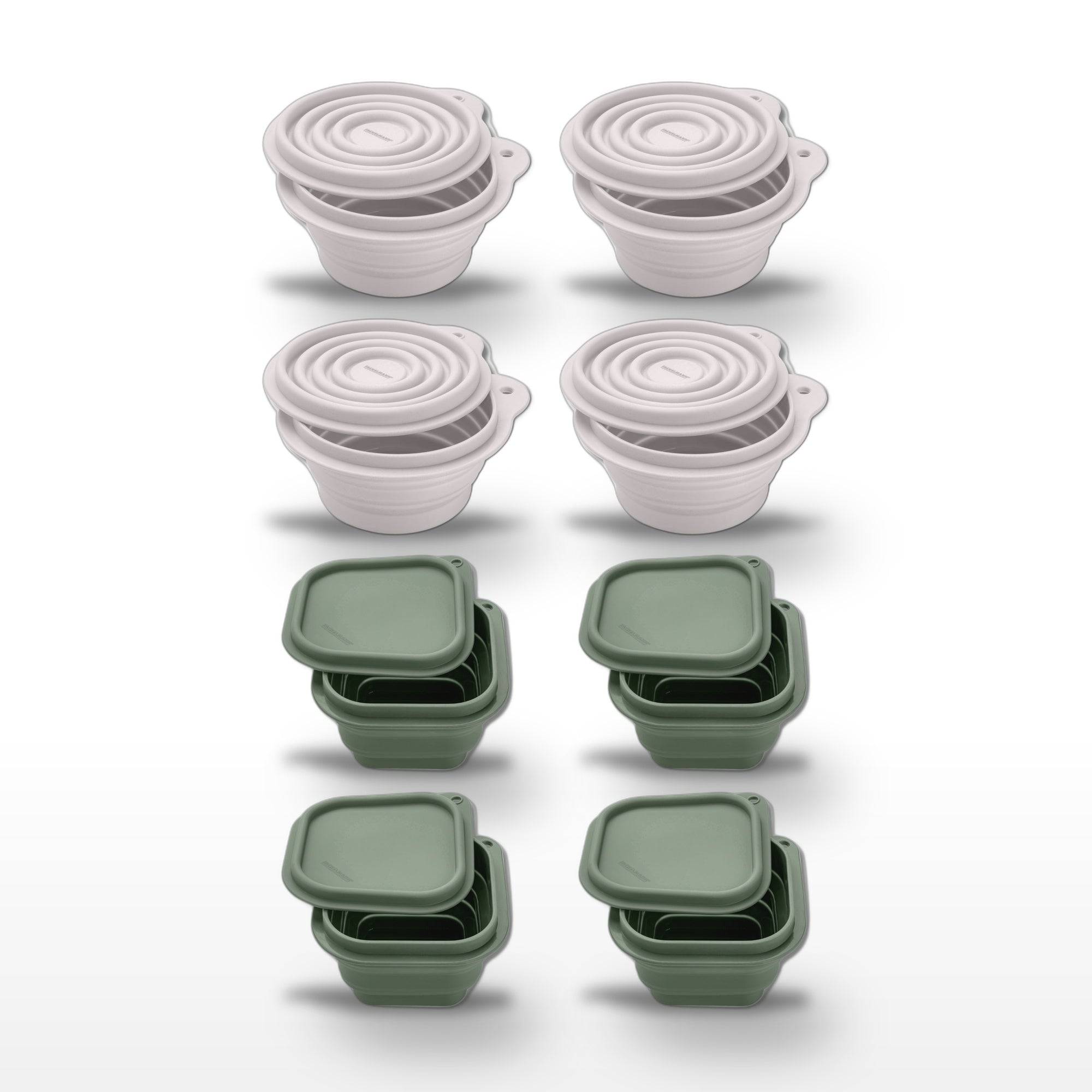 Lot de 8 lunch box 1 L avec 8 ustensiles de cuisine Fackelmann Storage - Image 1