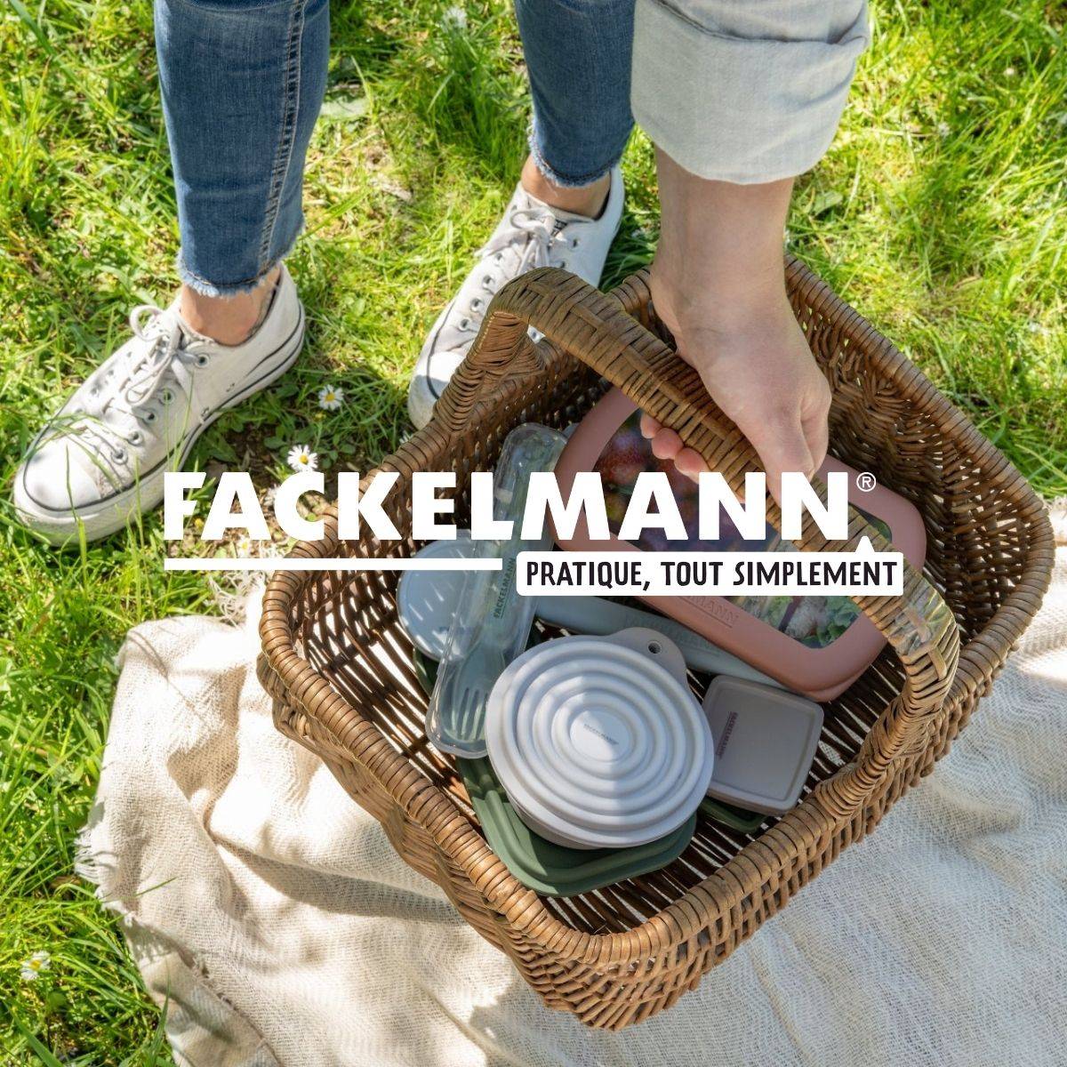 Lot de 8 lunch box 1 L avec 8 ustensiles de cuisine Fackelmann Storage - Image 8