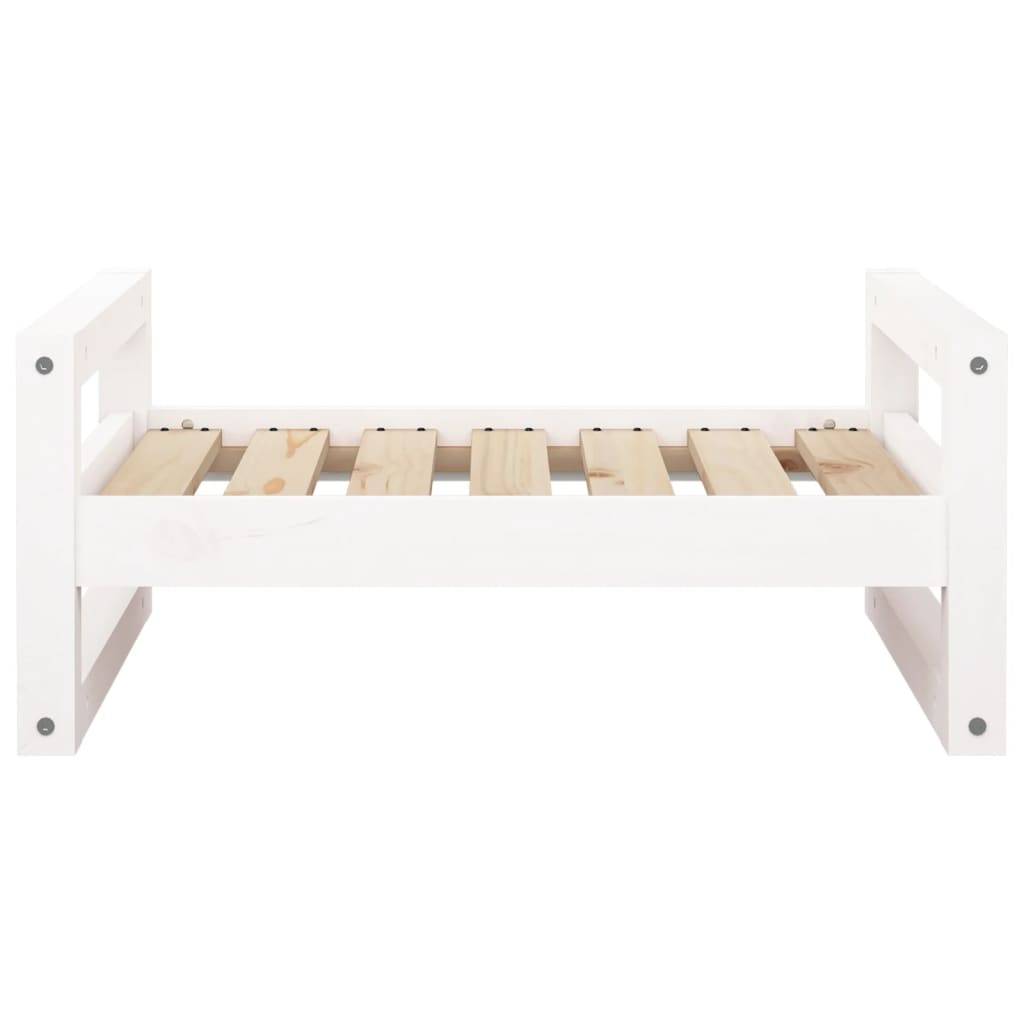 Vidaxl - Lit pour chien Blanc 65,5x50,5x28 cm Bois de pin solide vidaXL 821473 - Imagen 6