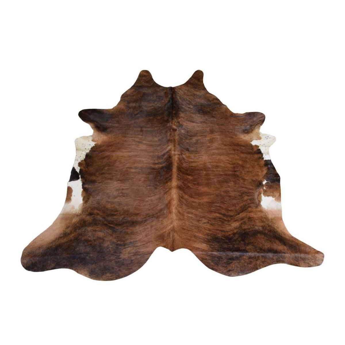 Tapis Déco "Peau de Vache" 195x230cm Marron - Image 1