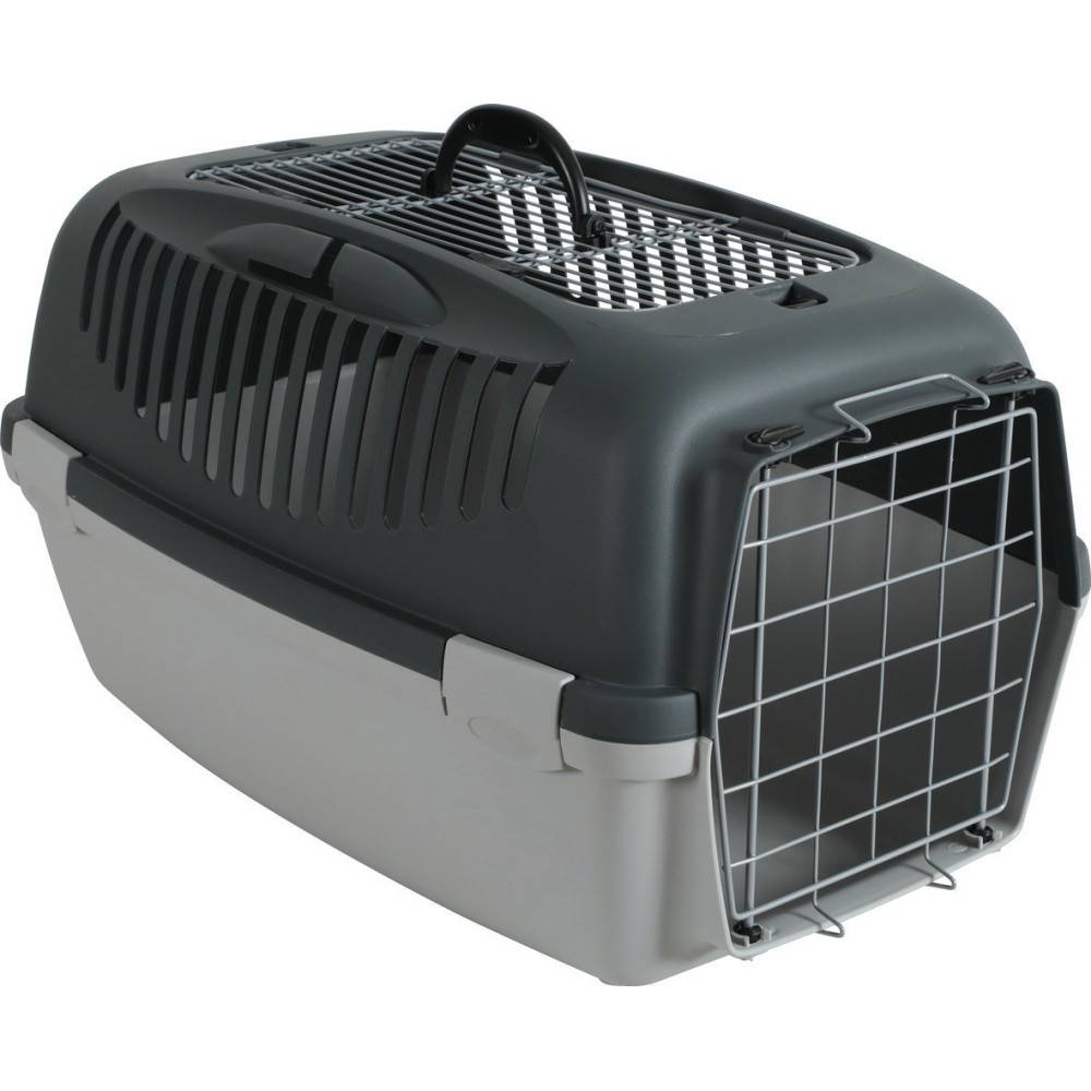 cage gulliver 3, portes métal 40 x 61 x 38 cm, transport pour chien max 12 kg - Image 2