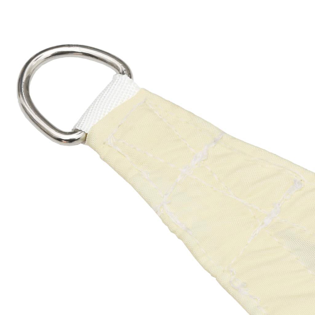 Helloshop26 - Voile toile d'ombrage parasol parasol tissu oxford triangulaire 3 x 3 x 3 m crème - Imagen 4
