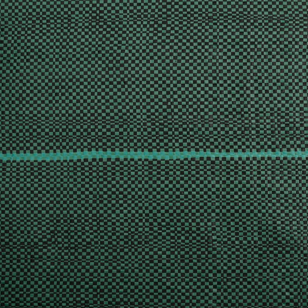 Toile de paillage polypropylène pour jardin potager anti-mauvaises herbes 2x10 m Vert - ComfortXL Outdoor Living - Image 7