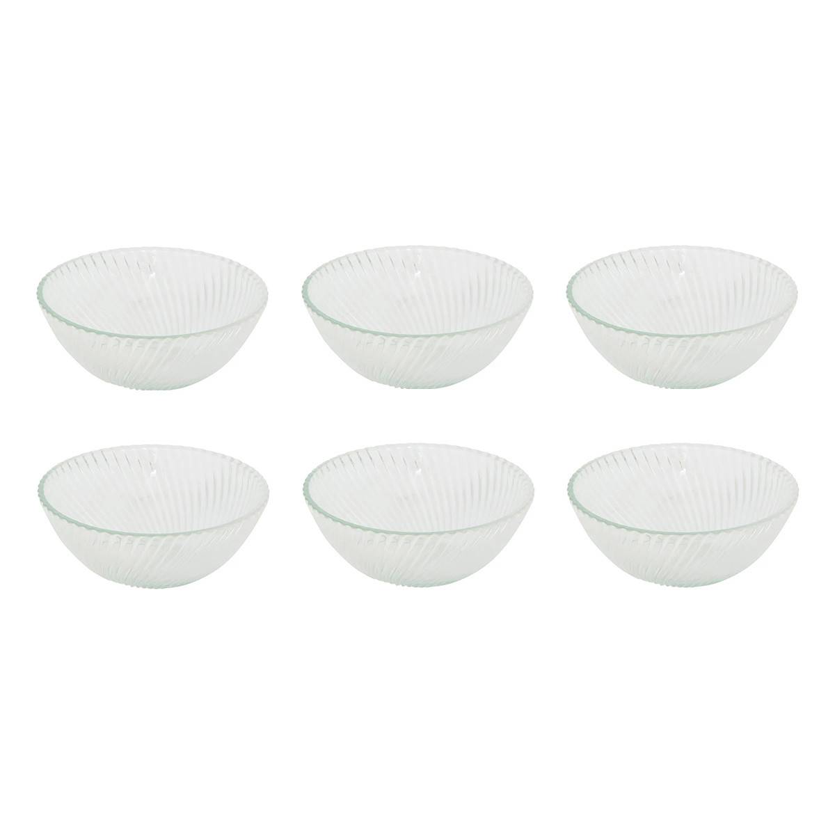 Lot de 6 Coupelles en Verre "Odyssée"13cm Transparent - Image 1