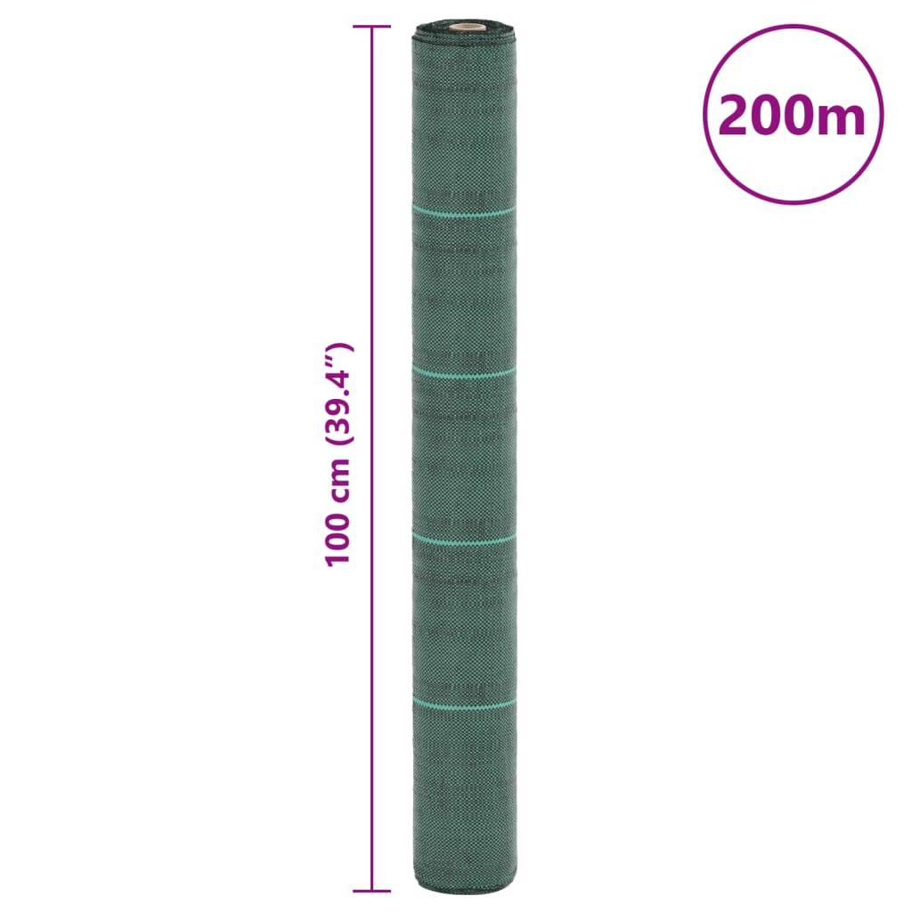 Bâche Anti-Herbes en Polypropylène pour Allée et Massif Jardinage Facile 1x200 m Vert - ComfortXL Outdoor Living - Image 8