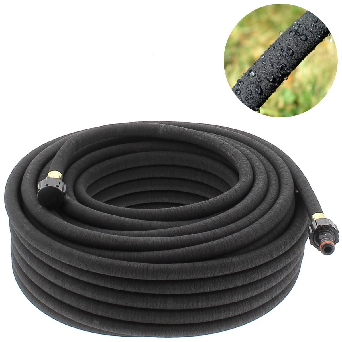 Gt Garden - Tuyau d'arrosage micro-poreux Ø 12.5 mm (1/2 pouce) - Longueur 7.50 mètres - GT GARDEN - Imagen 1