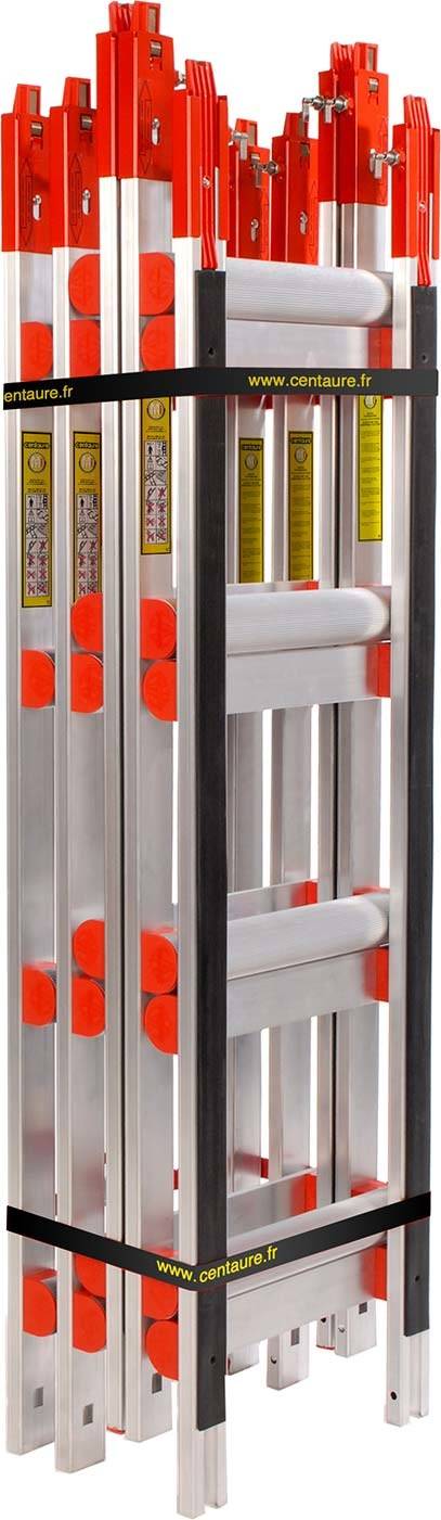 Echelle de toit aluminium écartement 33cm - 6,60 m - Image 2