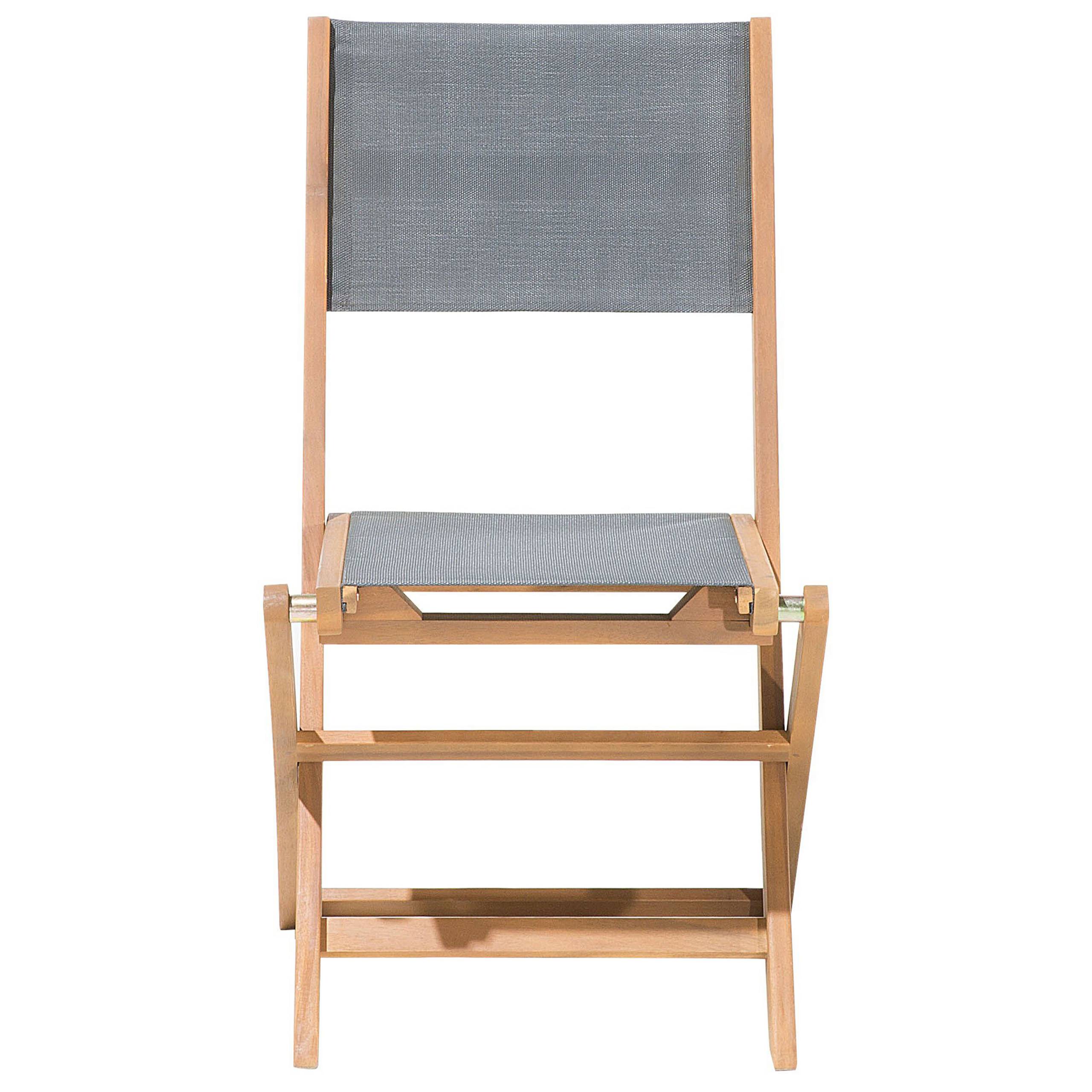 Beliani - Chaise de jardin Acacia Marron clair CESANA - Beliani - Imagen 5