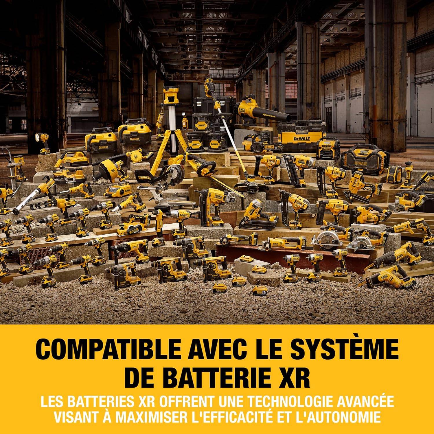Souffleur compact XR 18 V - Sans batterie ni chargeur - DEWALT - DCV100-XJ - Image 2