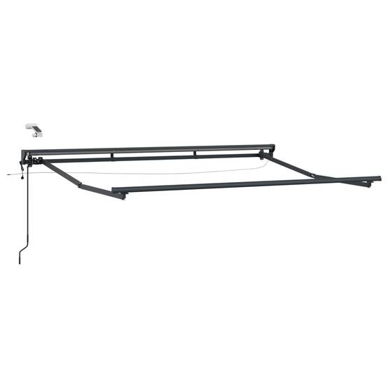 ComfortXL - Store banne électrique polyester terrasse ombre motorisée Gris Clair Anthracite 3x2,5m - ComfortXL Outdoor Living - Image 4