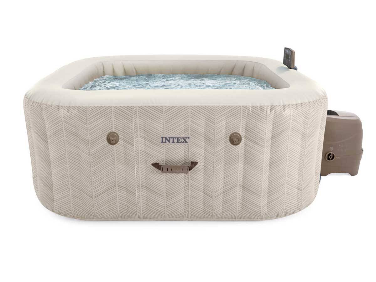 Spa gonflable PureSpa Chevron carré Bulles 4 places - Intex - Image 2