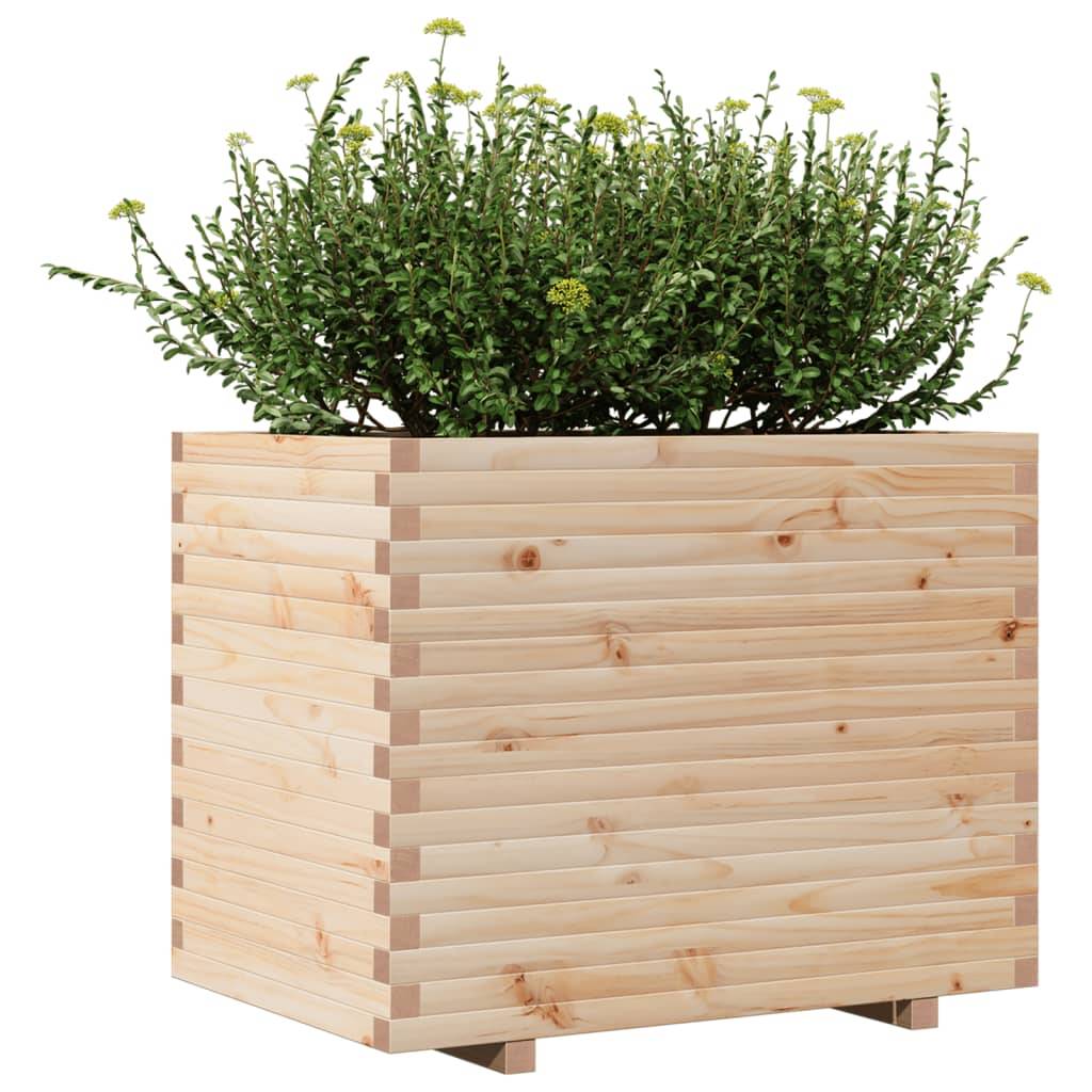 Maison Chic - Jardinière, Bac à fleurs, Pot de fleurs 90x60x72,5 cm bois de pin massif - Imagen 4