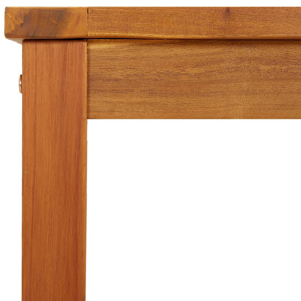 Helloshop26 - Banc de jardin meuble de patio d'extérieur terrasse 110 x 35 x 45 cm bois massif d'acacia - Imagen 5