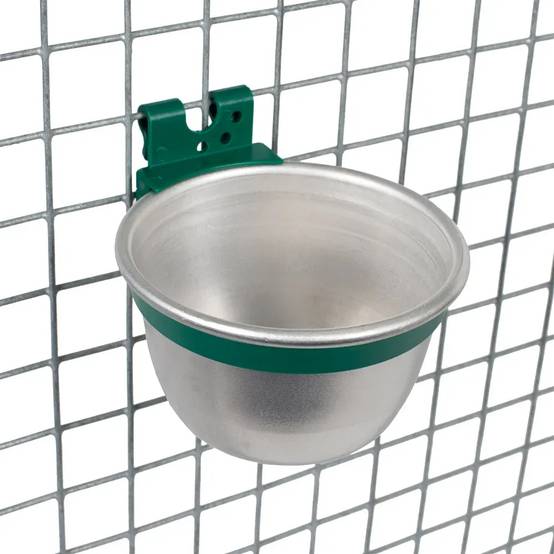 Olba - Lot de 10 Bols aluminium mangeoire - abreuvoir multi animaux ø10cm Olba - Image 1