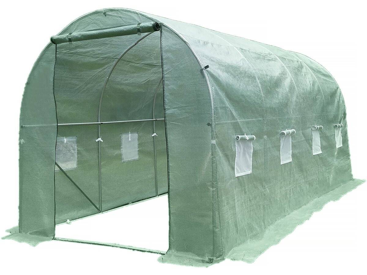 Habitat Et Jardin - Serre Tunelle De Jardin 4,5 X 2 M "lys" - 9 M² - 130g - Vert -habitat Et Jardin