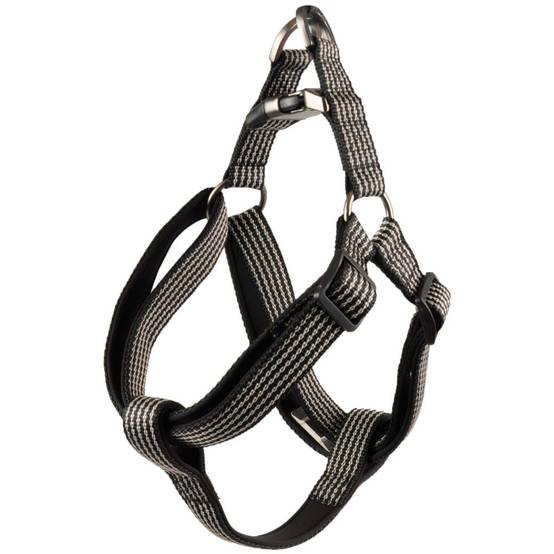 Flamingo - Harnais Jannu L 40-70 cm 25 mm noir pour chien - Image 1