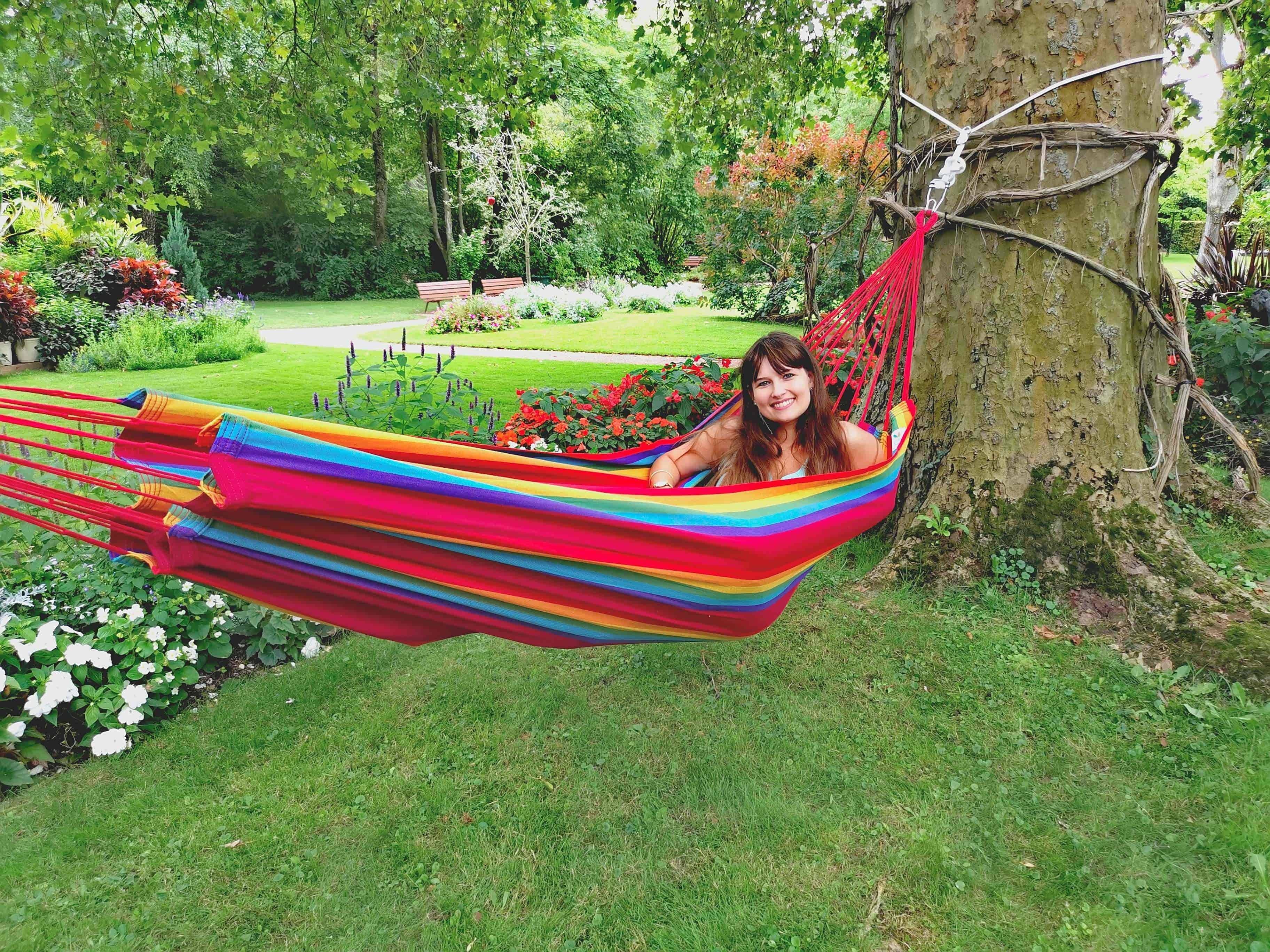 Jobek - Hamac Traditionnel KOCON 340x140 cm en Polypropylène Fortaleza JOBEK - Imagen 2