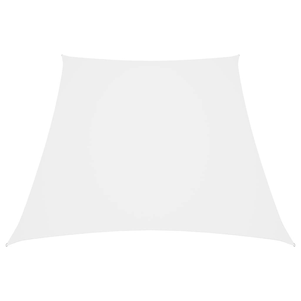 Helloshop26 - Voile toile d'ombrage parasol tissu oxford trapèze 2/4 x 3 m blanc - Imagen 1