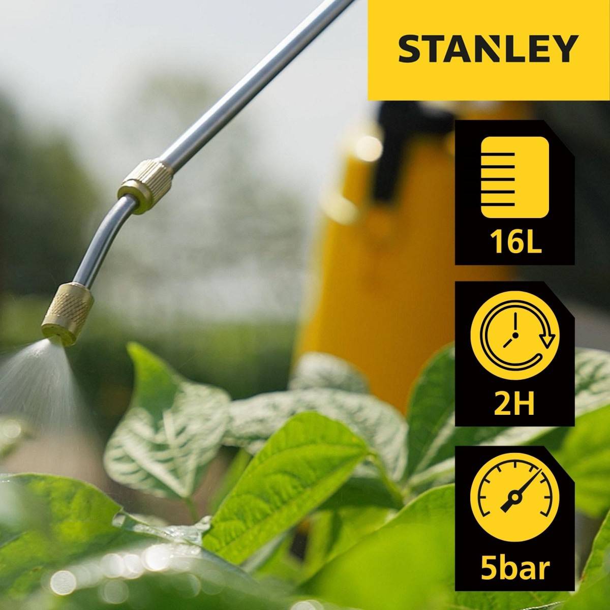 stanley - Pulvérisateur Electrique 16L, Batterie Lithium 14.4 V / 2.0 Ah - Pulvérisateur Jardin Végétaux + Lance Télescopique STANLEY - Image 3