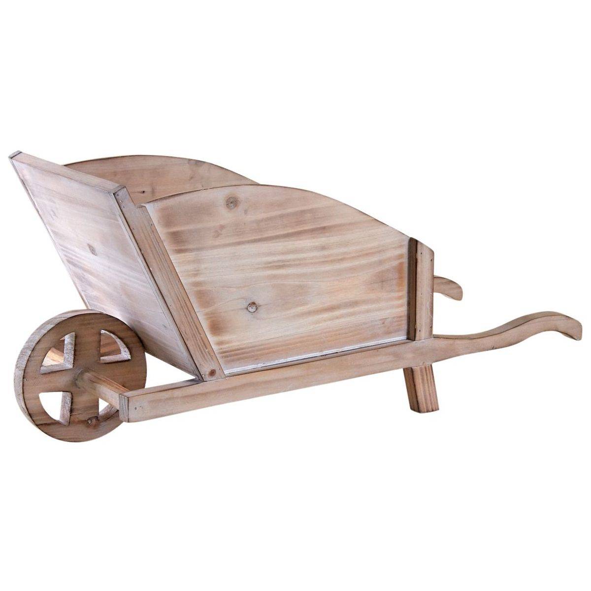Aubry Gaspard - Jardinière brouette en bois - Imagen 1