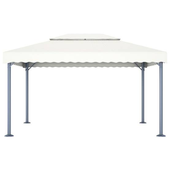 ComfortXL - Tonnelle de Réception Aluminium Double Toit Toile Oxford pour Événement Crème 4x3 m – ComfortXL Outdoor Living - Image 2