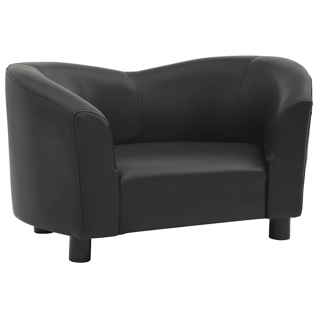 Vidaxl - Canapé pour chien Noir 67x41x39 cm Similicuir vidaXL 170946 - Imagen 2