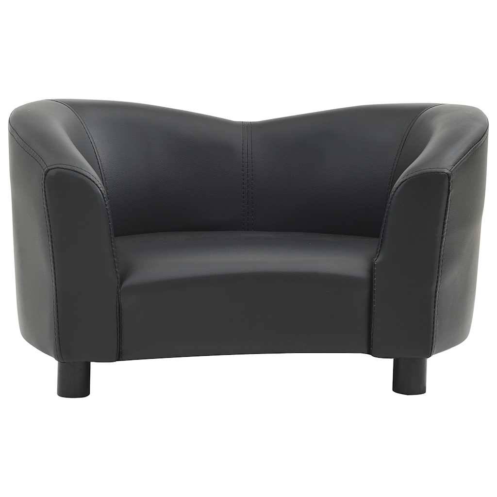 Vidaxl - Canapé pour chien Noir 67x41x39 cm Similicuir vidaXL 170946 - Imagen 6