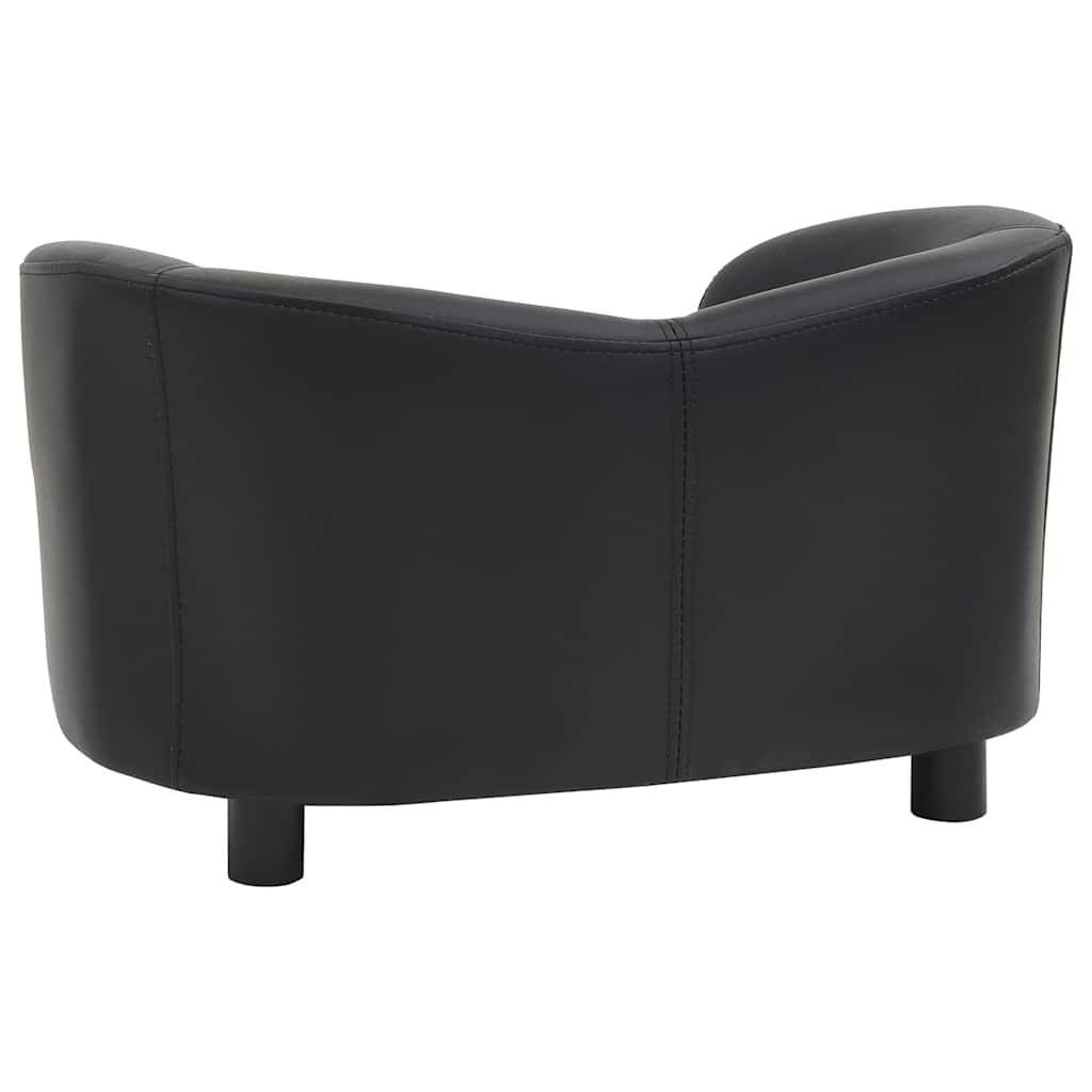 Vidaxl - Canapé pour chien Noir 67x41x39 cm Similicuir vidaXL 170946 - Imagen 5