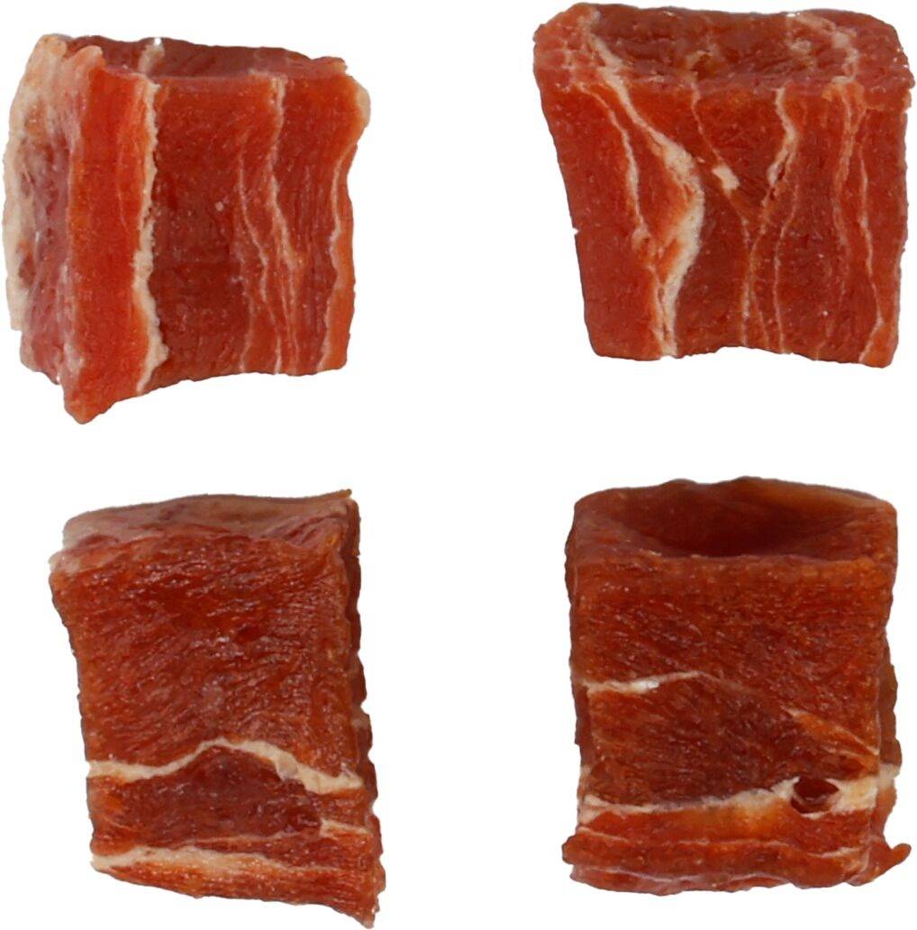 Friandises chien canard & cabillaud petits blocs 85g - Image 1