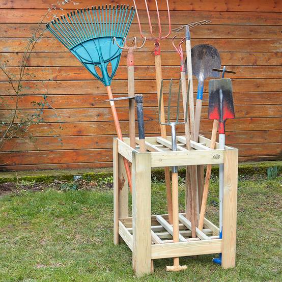 Range outils de jardin en bois - Cémonjardin - Imagen 2
