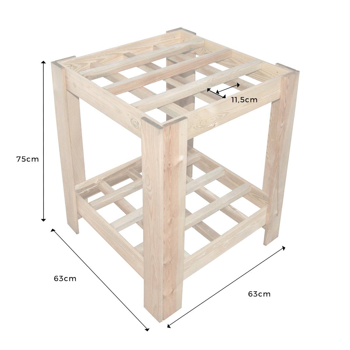 Range outils de jardin en bois - Cémonjardin - Imagen 5