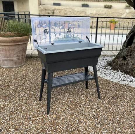 Mv Industries - Jardinière Calipso combi 40 litres, Couleur Vert Olive/Vert Amande - Imagen 4