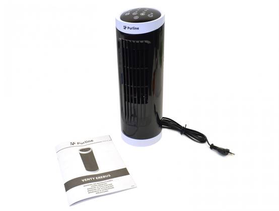 Purline - Ventilateur tour compact rotatif noir - Purline - Image 7
