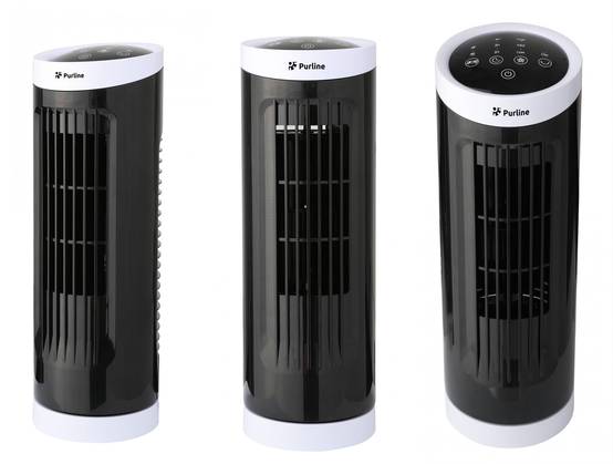 Purline - Ventilateur tour compact rotatif noir - Purline - Image 4