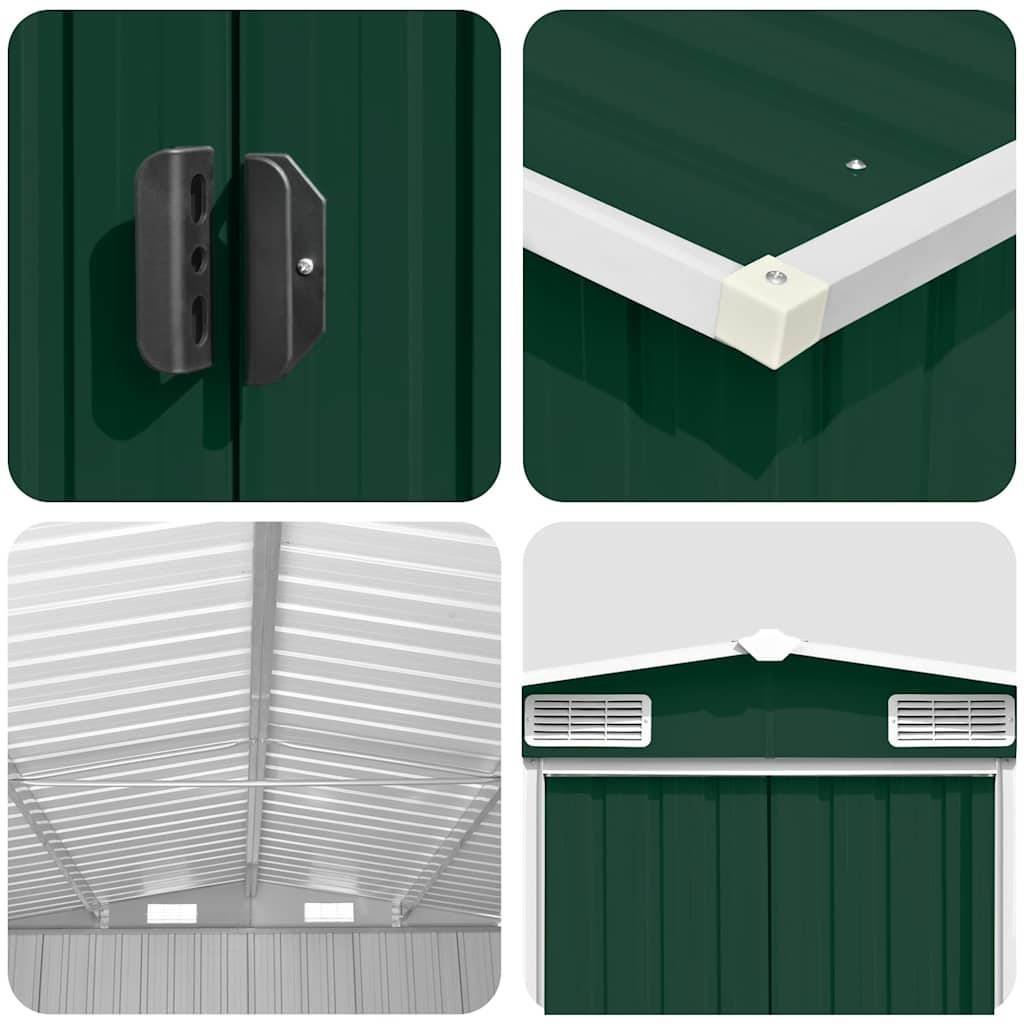 Prolenta Premium - Abri de jardin acier vert  257 x 489 x 181 cm  - Prolenta premium p3402.5 - Image 8