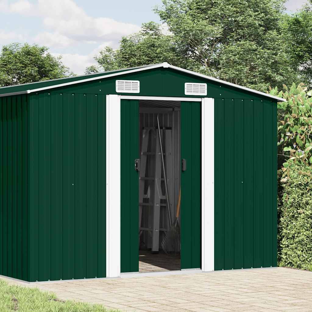 Prolenta Premium - Abri de jardin acier vert  257 x 489 x 181 cm  - Prolenta premium p3402.5 - Image 1