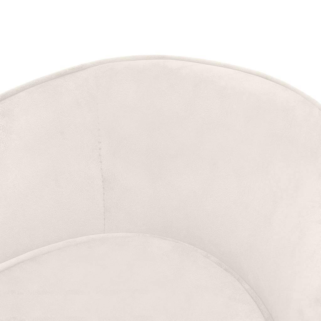 ComfortXL - Canapé Chien Peluche Douce Cadre Bois Repos Chat Intérieur Crème 69cm - ComfortXL Outdoor Living - Image 7