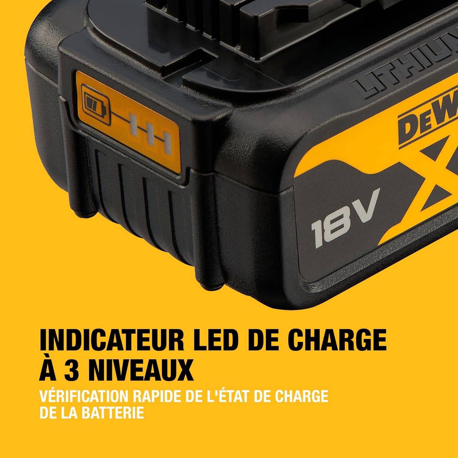 Batterie XR 18V 4 Ah Li-Ion - DEWALT - DCB182-XJ - Image 3
