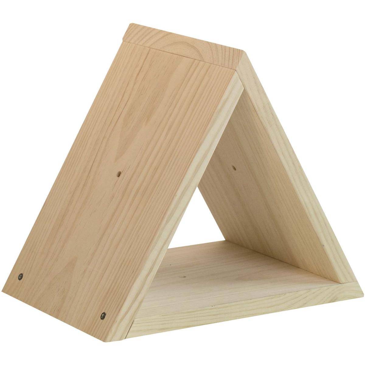 Casier à bouteilles triangulaire en pin Prisma Astigarraga - Imagen 1