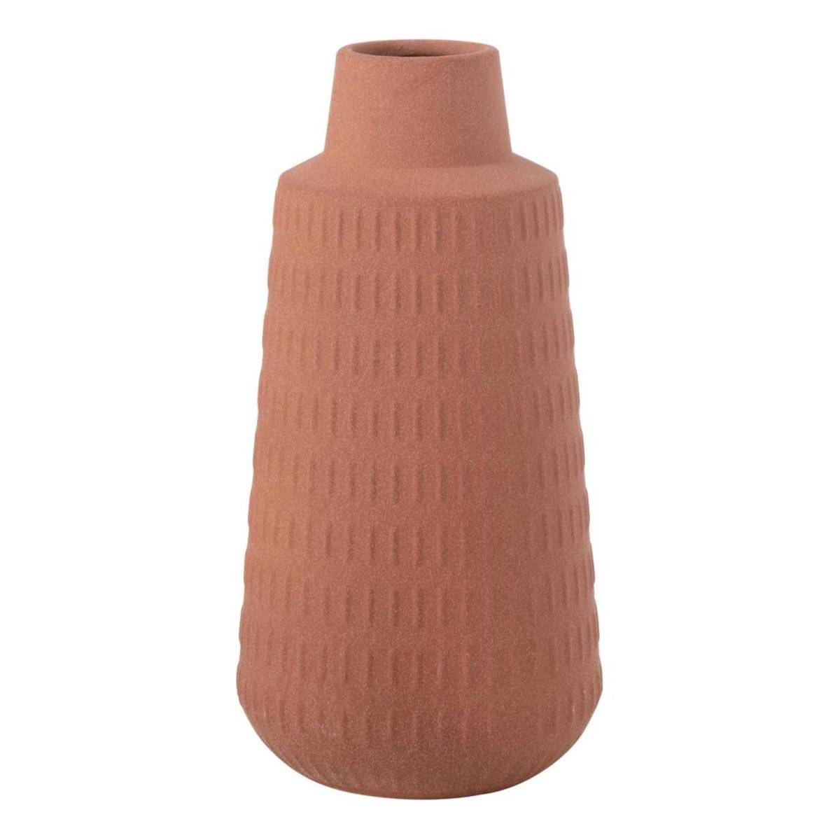 Vase Déco en Porcelaine "Ria" 31cm Terracotta - Image 1