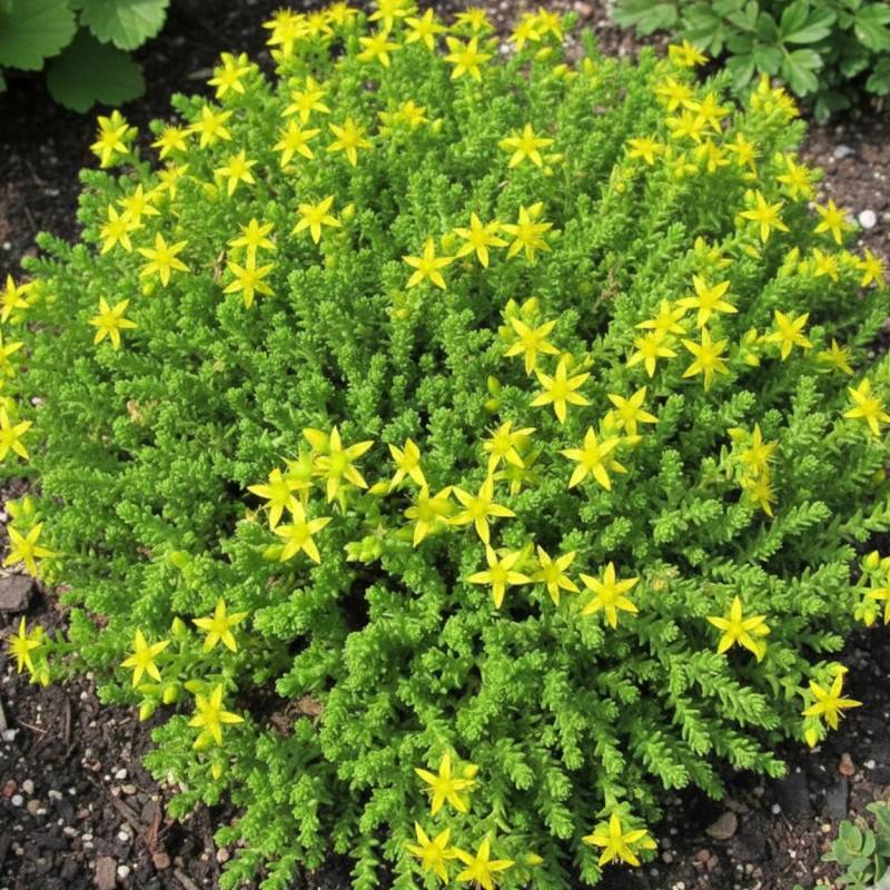 Orpin âcre, Poivre des murailles, Sedum à fleurs Jaune/ - feuillage Persistant - Godet - 5/20 cm - Imagen 2