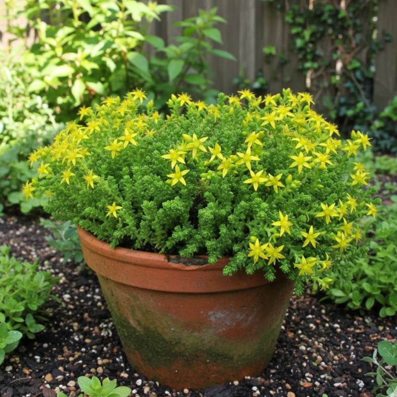 Orpin âcre, Poivre des murailles, Sedum à fleurs Jaune/ - feuillage Persistant - Godet - 5/20 cm - Imagen 4