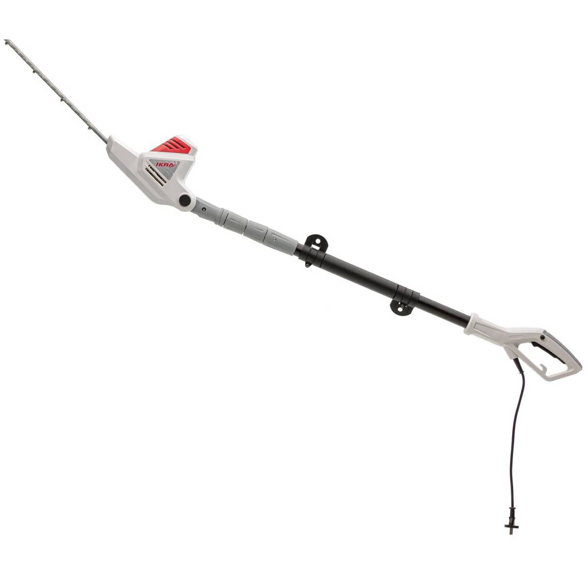 Taille Haie Télescopique filaire 600W - Lame de coupe 59 cm Coupe 51 cm Taille Haie sur perche réglable 1.95 - 2.40 m IKRA - Image 8