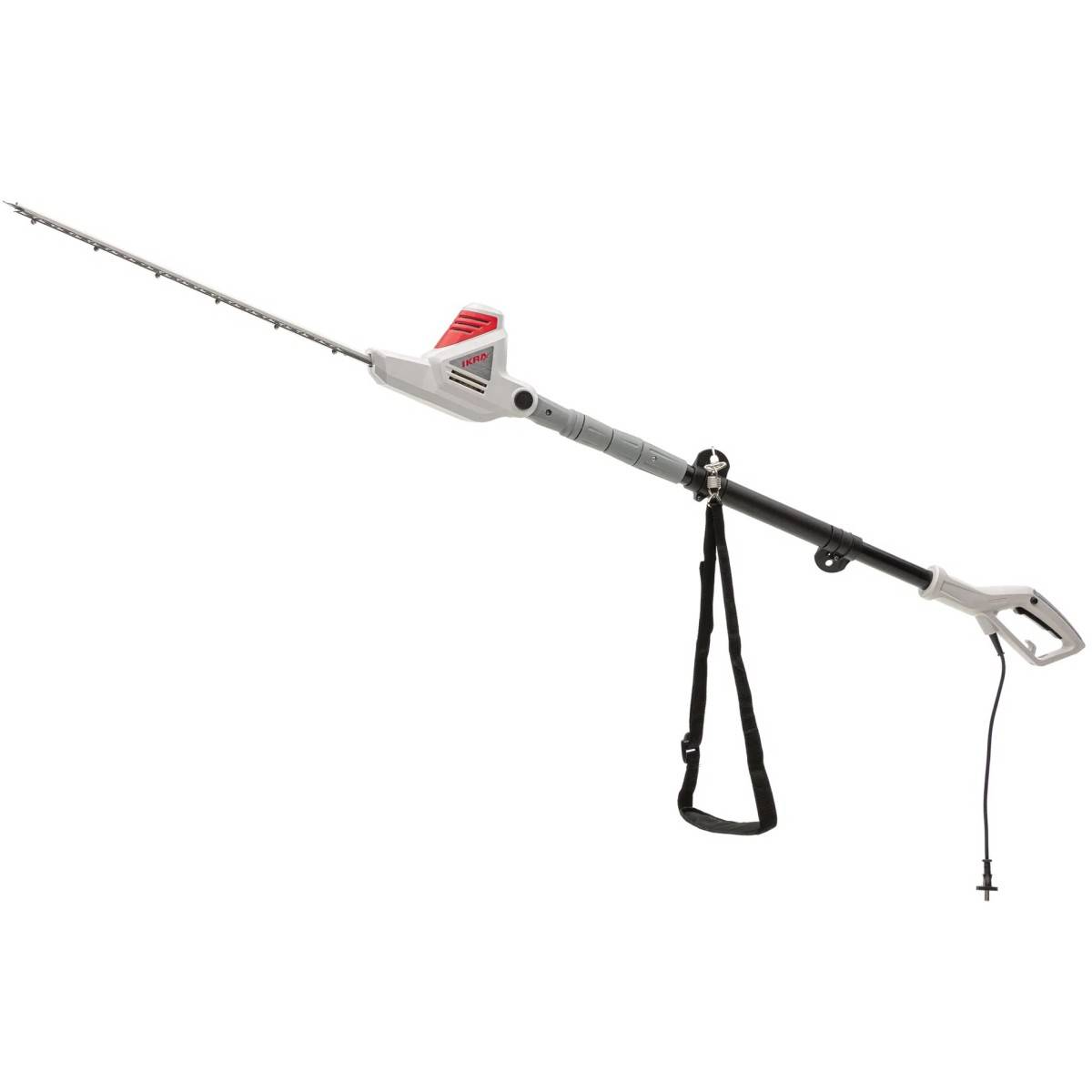 Taille Haie Télescopique filaire 600W - Lame de coupe 59 cm Coupe 51 cm Taille Haie sur perche réglable 1.95 - 2.40 m IKRA - Image 1