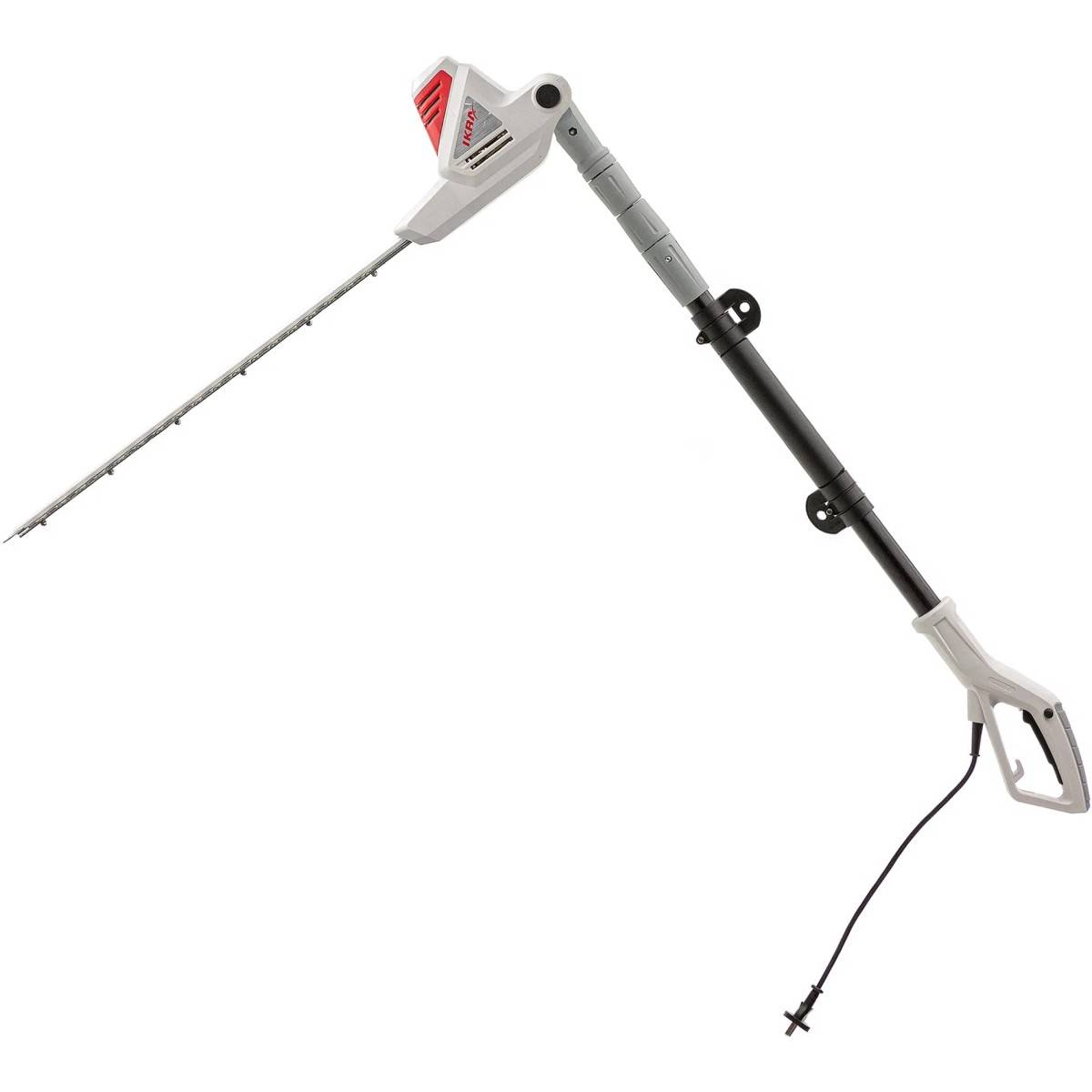 Taille Haie Télescopique filaire 600W - Lame de coupe 59 cm Coupe 51 cm Taille Haie sur perche réglable 1.95 - 2.40 m IKRA - Image 5
