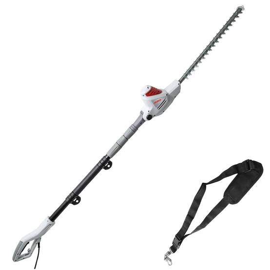 Taille Haie Télescopique filaire 600W - Lame de coupe 59 cm Coupe 51 cm Taille Haie sur perche réglable 1.95 - 2.40 m IKRA - Image 4