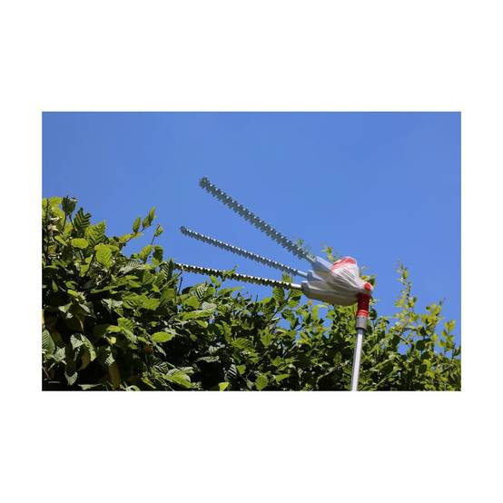 Taille Haie Télescopique filaire 600W - Lame de coupe 59 cm Coupe 51 cm Taille Haie sur perche réglable 1.95 - 2.40 m IKRA - Image 7