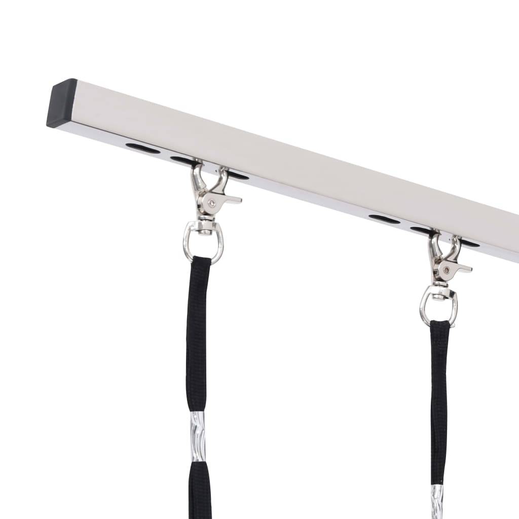 Vidaxl - Table de toilettage réglable de chiens avec 2 boucles et panier vidaXL 171068 - Imagen 5