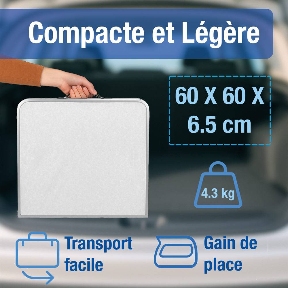 Table de camping pliante avec  4 tabourets. - TERRE JARDIN - Image 5