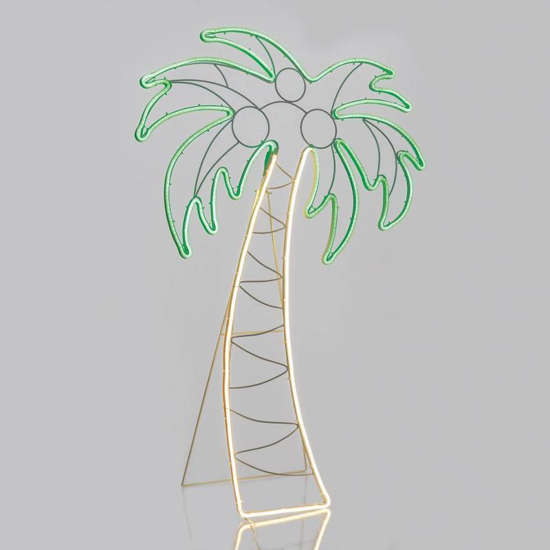 Lotti - Lampe néon déco palmier 120CM 672 leds blanc chaud / rose extérieur Lotti - Imagen 3